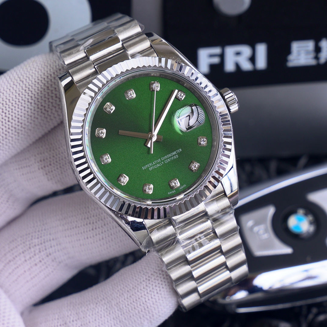 Luxury men's mechanical watch 41mm diamond automatic motion splicing plate all stainless steel 2813 waterproof scratch watch
Luxury men's mechanical watch 41mm diamond automatic motion splicing plate all stainless steel 2813 waterproof scratch watch
