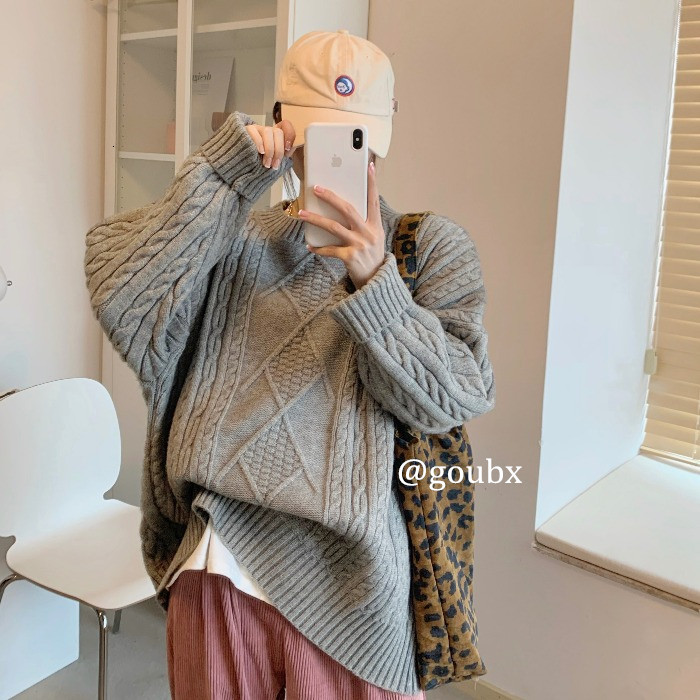 Women's Sweaters or girls'knitted crocheted shirt with long sleeve, Kean style loose sweater, women's girls' underwear, cdoned outerwear, TFXZ, 1# shoe box
Women's Sweaters or girls'knitted crocheted shirt with long sleeve, Kean style loose sweater, women's girls' underwear, cdoned outerwear, TFXZ, 1# shoe box