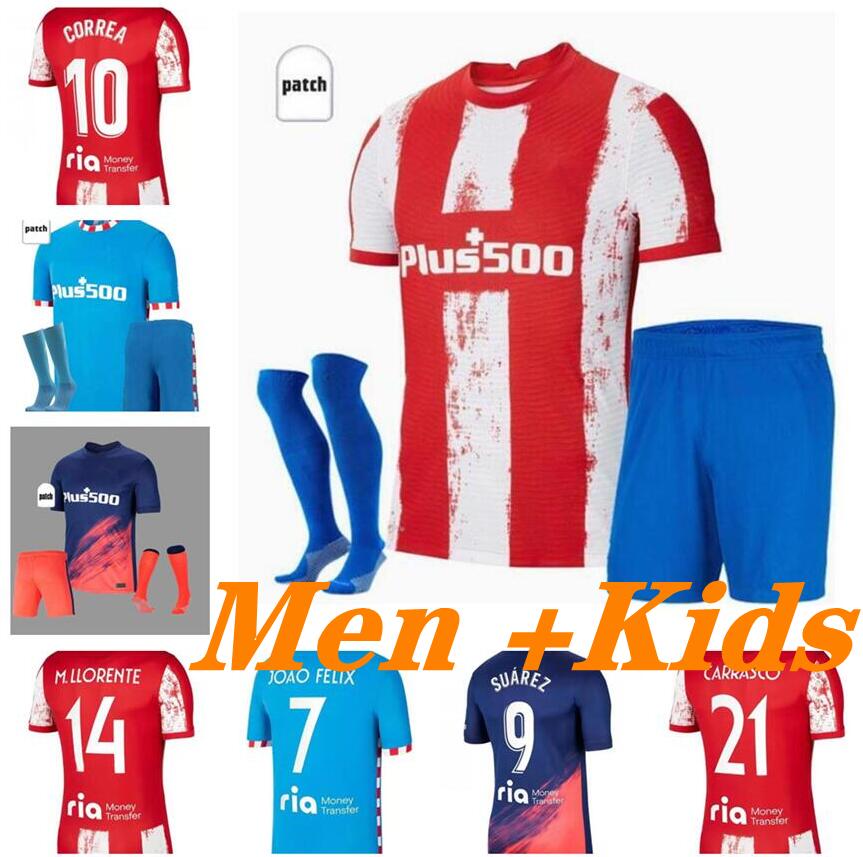 adult kids kit 21 22 Atletico away Soccer Jerseys JOAO FELIX SAUL SUAREZ KOKE Madrid 2021 2022 camisetas de fútbol Training POLO fooball shirt, Purple
adult kids kit 21 22 Atletico away Soccer Jerseys JOAO FELIX SAUL SUAREZ KOKE Madrid 2021 2022 camisetas de fútbol Training POLO fooball shirt, Purple
