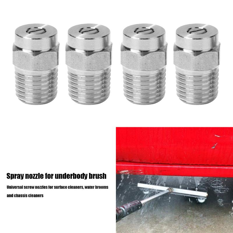 Car Washer 4pcs Pressure Surface Cleaner Nozzle Replacement Thread Type Spray To Water Broom And Undercarriage
Car Washer 4pcs Pressure Surface Cleaner Nozzle Replacement Thread Type Spray To Water Broom And Undercarriage