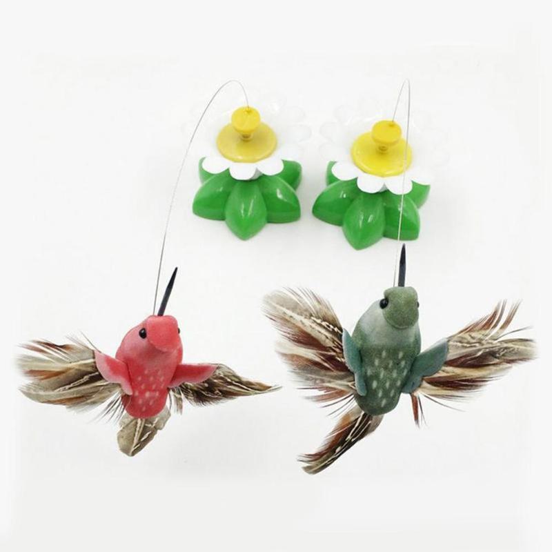 Cat Toys Interactive Toy Automatic Rotating Flying Butterfly Electric Hummingbird