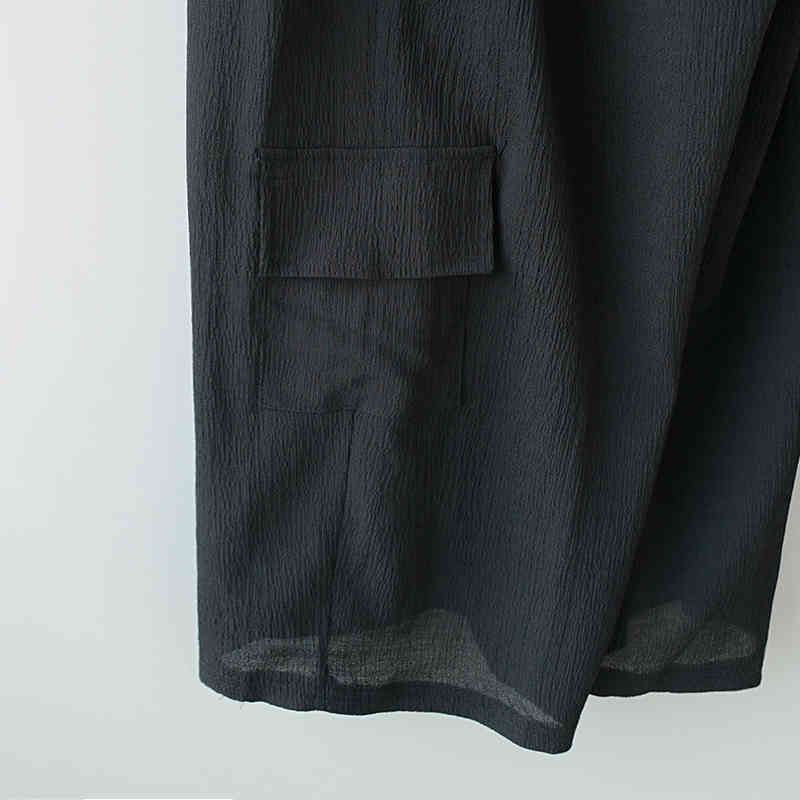 IEFB Summer Linen Lightweight Black Causal Wide Leg Pants Men's Trend Straight Ankle Length Pants Loose Trousers 9Y7216 210524