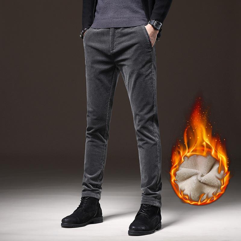 Men's Pants Autumn Winter Men Outside Thick Corduroy Warm Jogger Thicken Sweatpants Heavyweight Streetwear Fleece Trouser Pant, Black
Men's Pants Autumn Winter Men Outside Thick Corduroy Warm Jogger Thicken Sweatpants Heavyweight Streetwear Fleece Trouser Pant, Black