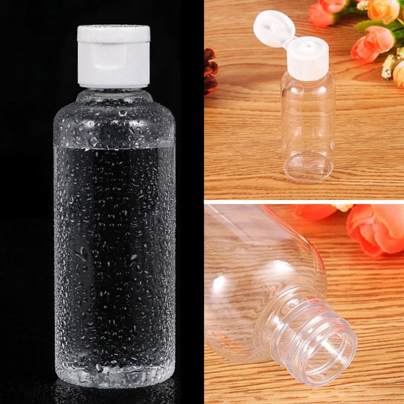 Storage Bottles & Jars 10pcs Plastic Shampoo Bottle 100ml Clear Empty Vail For Travel Container Lotion Liquid Makeup Cosmetic