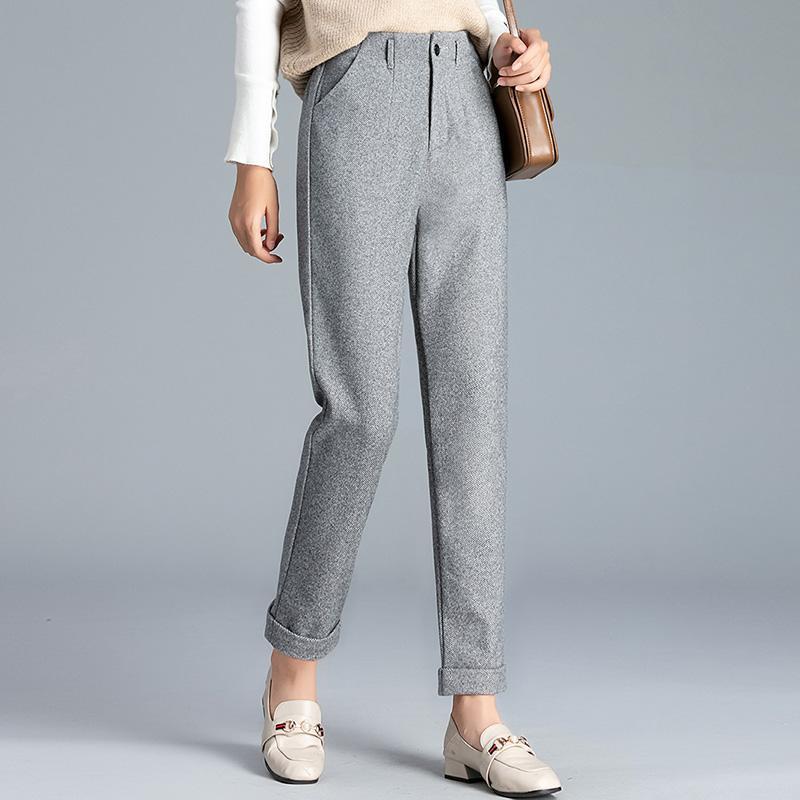 Women's & Pencil Pants Plus Size 5XL Female Autumn High Waist Trousers Capris Good Wool Fabric Suit Pantsts Barret Khika
Women's & Pencil Pants Plus Size 5XL Female Autumn High Waist Trousers Capris Good Wool Fabric Suit Pantsts Barret Khika