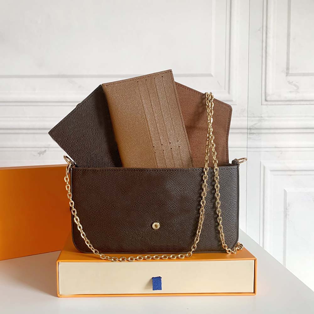 3-piece set fashionable and elegant classic wallet eather designer handbags luxury accessories chain messenger bags shoulder bag
3-piece set fashionable and elegant classic wallet eather designer handbags luxury accessories chain messenger bags shoulder bag