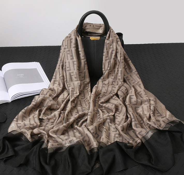 Spring Summer Female Imitation Silk Color Letters Gold Border Shawls Long Printing Sun Block Mulberry Scarf Shawl Dual Use 142, Blue;gray
Spring Summer Female Imitation Silk Color Letters Gold Border Shawls Long Printing Sun Block Mulberry Scarf Shawl Dual Use 142, Blue;gray