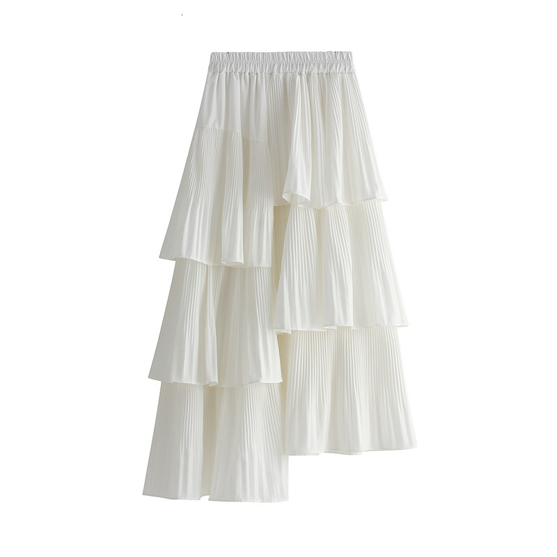 Skirts Harajuku Woman Elastic High Waist Irregular Skirt With Ruffles Women A-Line Pleated Mujer Faldas Femme Jupes ULWZ, Khaki
Skirts Harajuku Woman Elastic High Waist Irregular Skirt With Ruffles Women A-Line Pleated Mujer Faldas Femme Jupes ULWZ, Khaki