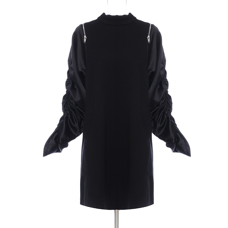 Off Shoulder Sweatshirt Dress For Women O Neck Long Sleeve Casual Dresses Female Fashion Clothing Autumn Stylish 210520