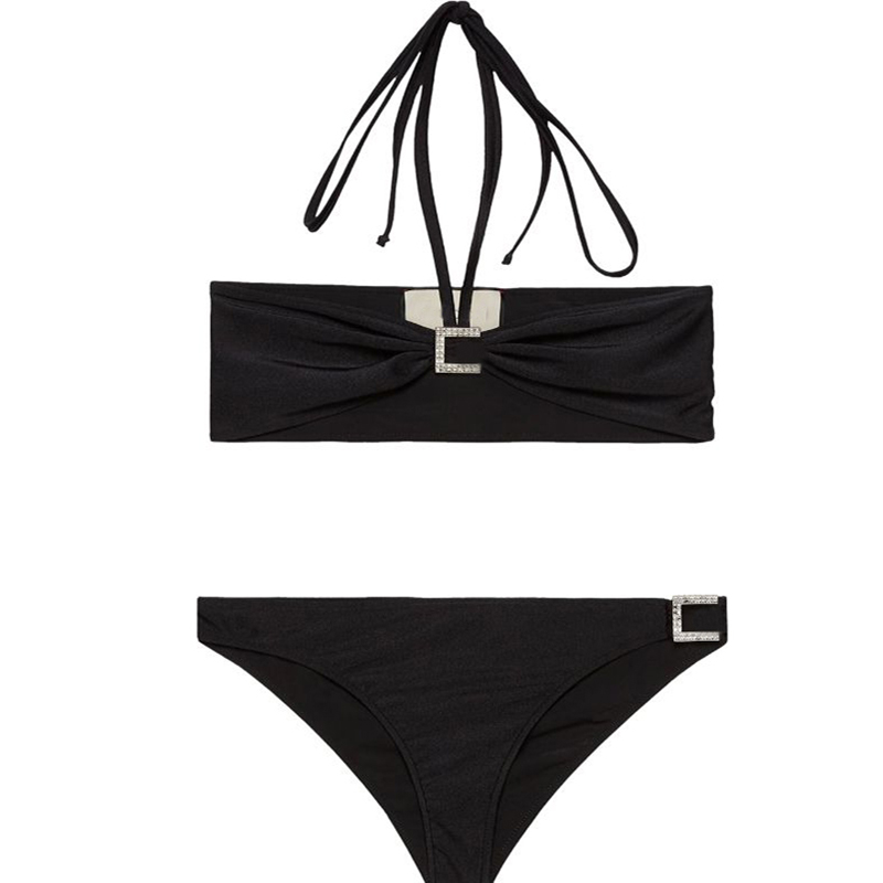 Vintage Crystal Square Letter Bikinis Sexy Fashion Black Beach Swimsuits for Women Womens Charming Comfortable Cool Spa Swimwear, Black;with label
Vintage Crystal Square Letter Bikinis Sexy Fashion Black Beach Swimsuits for Women Womens Charming Comfortable Cool Spa Swimwear, Black;with label