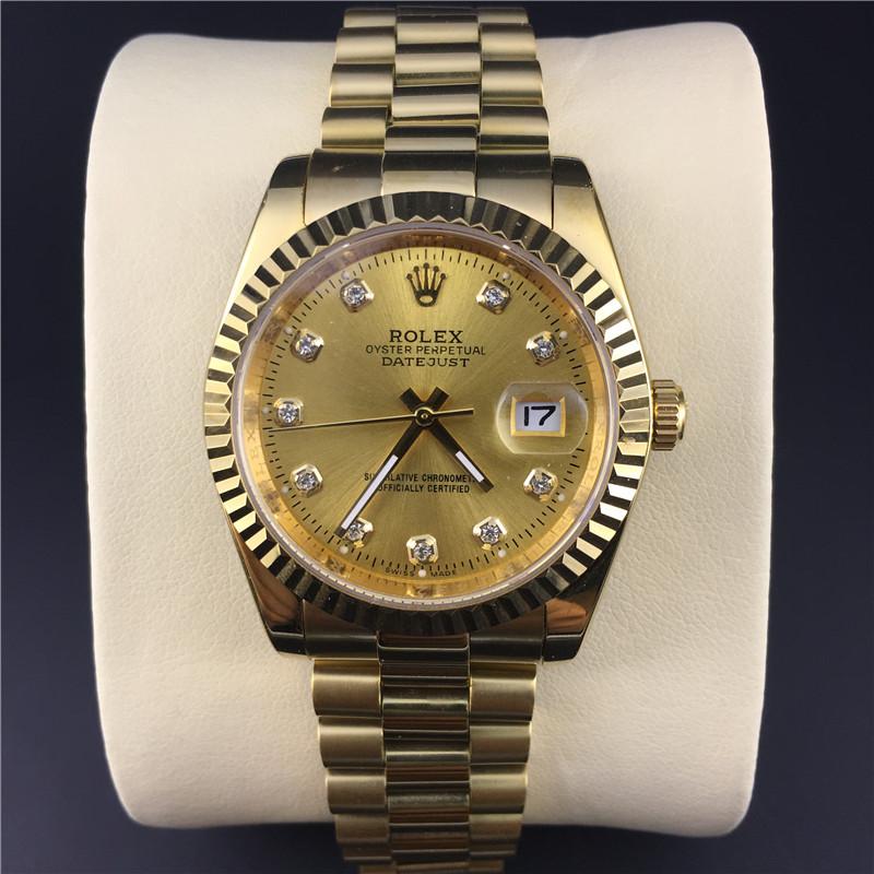 R Luxury gold watch mens watches fashion dress datejust Multi-Color dial designer stainless steel movement automatic calendar, Slivery;brown
R Luxury gold watch mens watches fashion dress datejust Multi-Color dial designer stainless steel movement automatic calendar, Slivery;brown