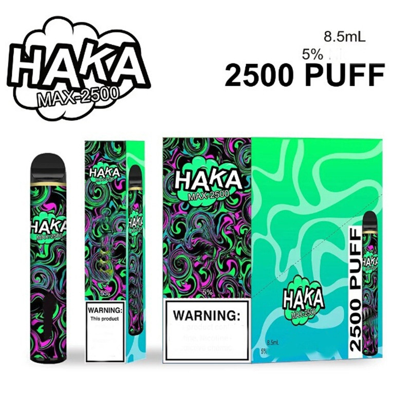 Authentic HAKA MAX Disposable Pod Device Kit 2500 Puffs 1350mAh Battery 8.5ml Prefilled Vape Stick For XXL Plus Flow 100% Original
Authentic HAKA MAX Disposable Pod Device Kit 2500 Puffs 1350mAh Battery 8.5ml Prefilled Vape Stick For XXL Plus Flow 100% Original