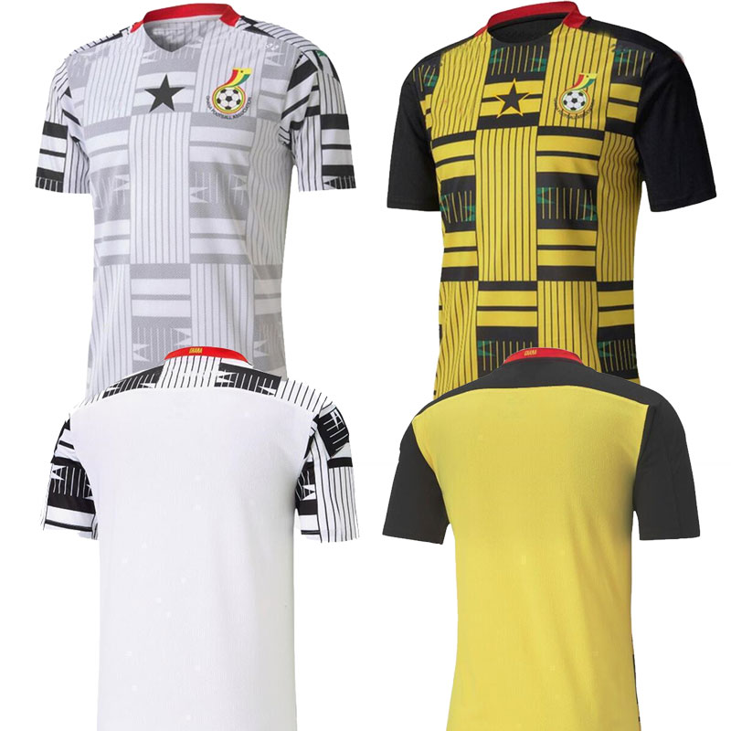 2021 Ghana Soccer Jerseys Mens National Team THOMAS SCHLUPP J.AYEW KUDUS Short Sleeve Uniforms Home White Away Yellow Black Football Shirt
2021 Ghana Soccer Jerseys Mens National Team THOMAS SCHLUPP J.AYEW KUDUS Short Sleeve Uniforms Home White Away Yellow Black Football Shirt