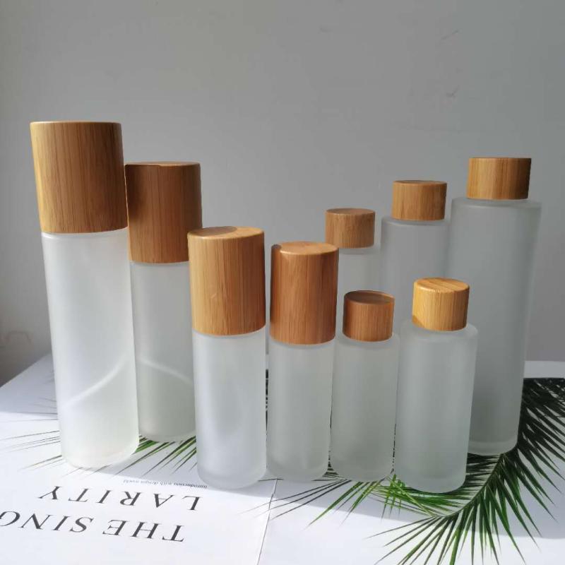 Storage Bottles & Jars Top Grade Matte Glass 100ml Spray Bottle With Bamboo Cap / Frosted Pump Sprayer Packaging Cosmetic Dispenser
Storage Bottles & Jars Top Grade Matte Glass 100ml Spray Bottle With Bamboo Cap / Frosted Pump Sprayer Packaging Cosmetic Dispenser