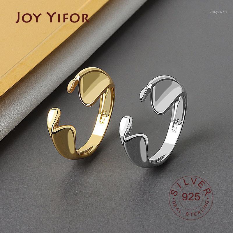 Cluster Rings S925 Sterling Silver For Women Gold Color Open Adjustable Finger Ring Fine Jewlery Anti-allergy Jewelry Accessories, Golden;silver
Cluster Rings S925 Sterling Silver For Women Gold Color Open Adjustable Finger Ring Fine Jewlery Anti-allergy Jewelry Accessories, Golden;silver