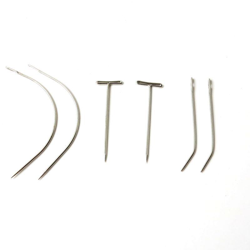 2021 12pcs/Bag Stainless Steel needles Sewing Needles for weaving hair professional hair extensions tools different style
2021 12pcs/Bag Stainless Steel needles Sewing Needles for weaving hair professional hair extensions tools different style