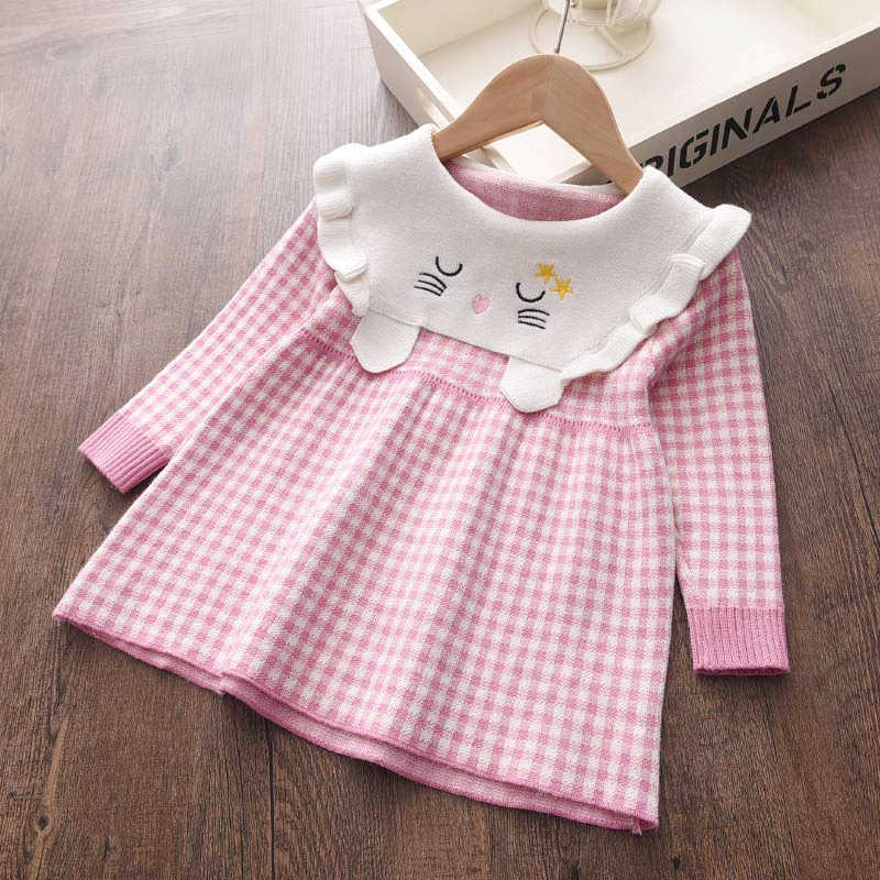 Bear Leader Girls Plaid Dress Autumn Girl Causal Cartoon Cute Dress Kid Princess Costume Cute Knitted Children Vestidos 210708, Ah4150green
Bear Leader Girls Plaid Dress Autumn Girl Causal Cartoon Cute Dress Kid Princess Costume Cute Knitted Children Vestidos 210708, Ah4150green