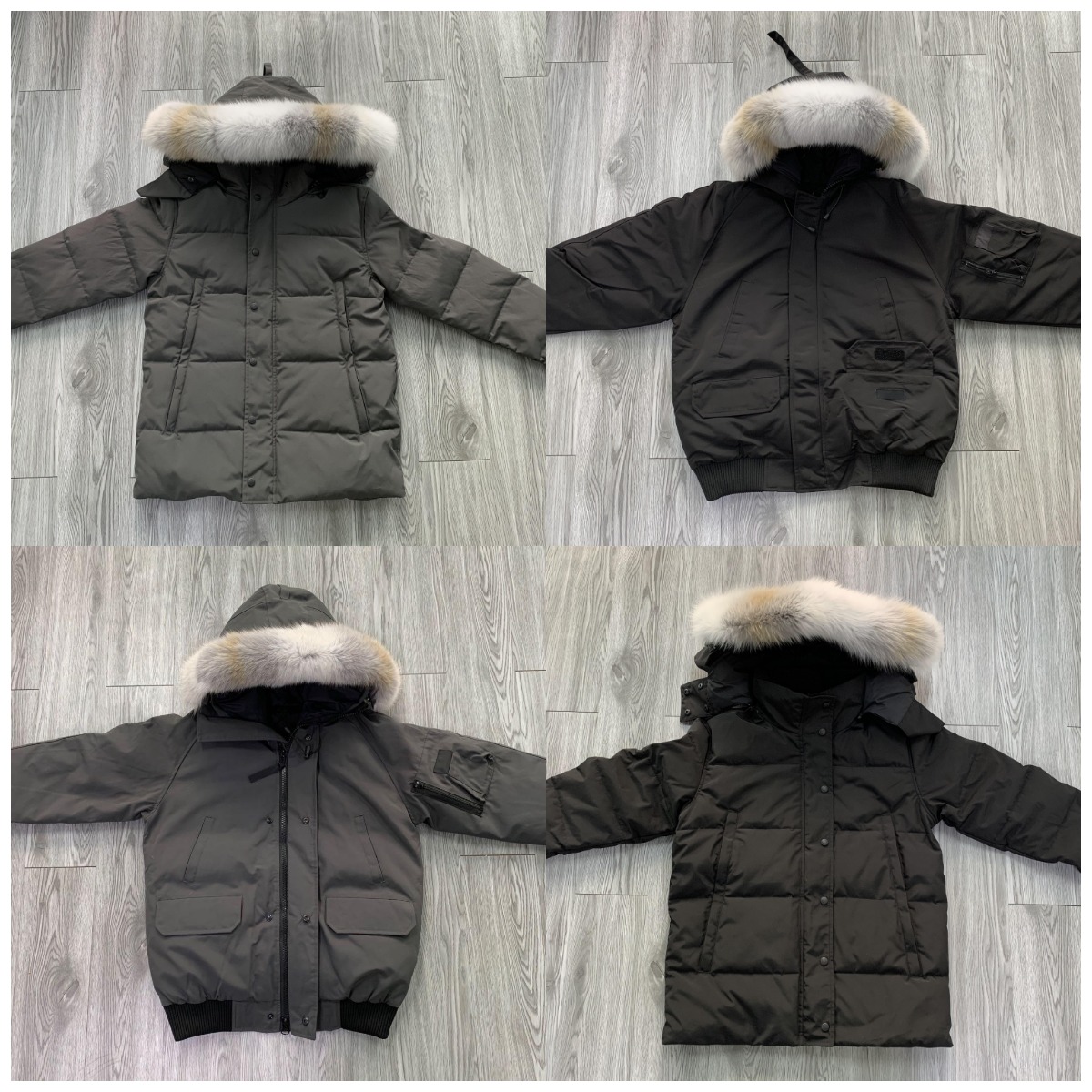 France Outerwear Coats Men Winter Down Bomber Jacket Thicken Short White Wolf Fur Fluffy Hooded Coat Outdoor Classic Male Windproof Cold Warm Parkas E0206 Size XS, Dustbag
France Outerwear Coats Men Winter Down Bomber Jacket Thicken Short White Wolf Fur Fluffy Hooded Coat Outdoor Classic Male Windproof Cold Warm Parkas E0206 Size XS, Dustbag