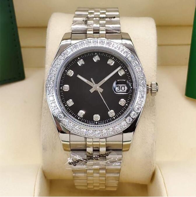 Men and women automatic Watches 41mm calendar Classic red diamond bezel Stainless steel fold buckle waterproof, Slivery;brown
Men and women automatic Watches 41mm calendar Classic red diamond bezel Stainless steel fold buckle waterproof, Slivery;brown