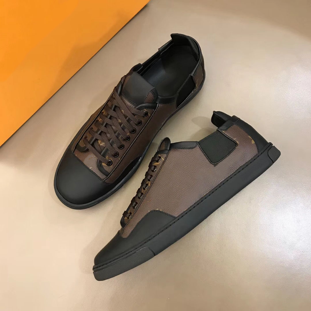 2021 latest children's fashion designer sneakers business casual shoes men brown black size 38-46, Black;red
2021 latest children's fashion designer sneakers business casual shoes men brown black size 38-46, Black;red