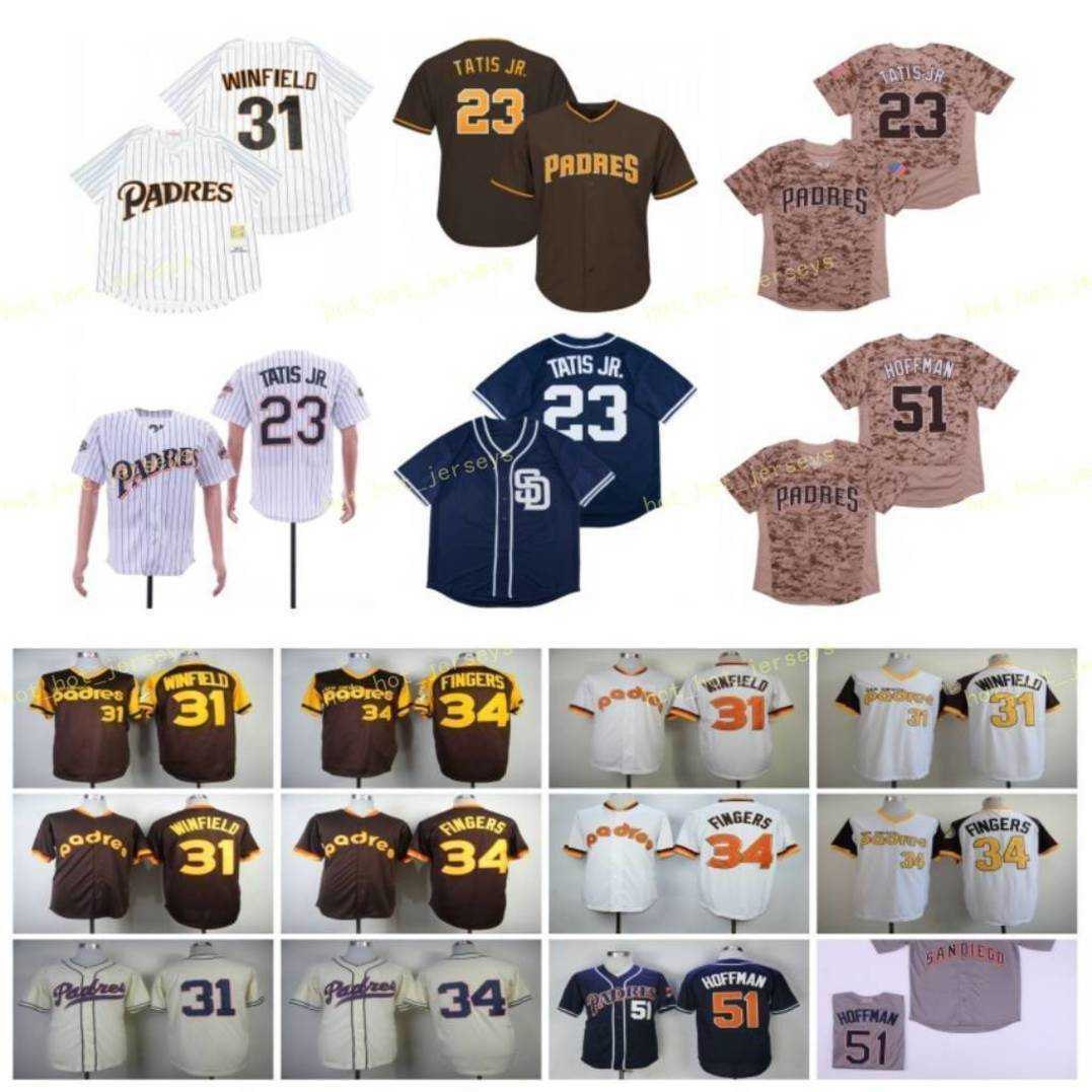 Retired 31 Dave Winfield Baseball Jersey 34 Rollie Fingers 51 Trevor Hoffman 23 Fernando Tatis Jr Vintage Retro Cooperstown Mesh Stitched, Men
Retired 31 Dave Winfield Baseball Jersey 34 Rollie Fingers 51 Trevor Hoffman 23 Fernando Tatis Jr Vintage Retro Cooperstown Mesh Stitched, Men