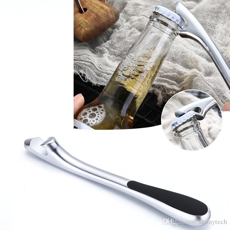High quality creative zinc alloy beer bottle Japan Germany open cover artifact thickening wine opener tool wholesale Free shipping
