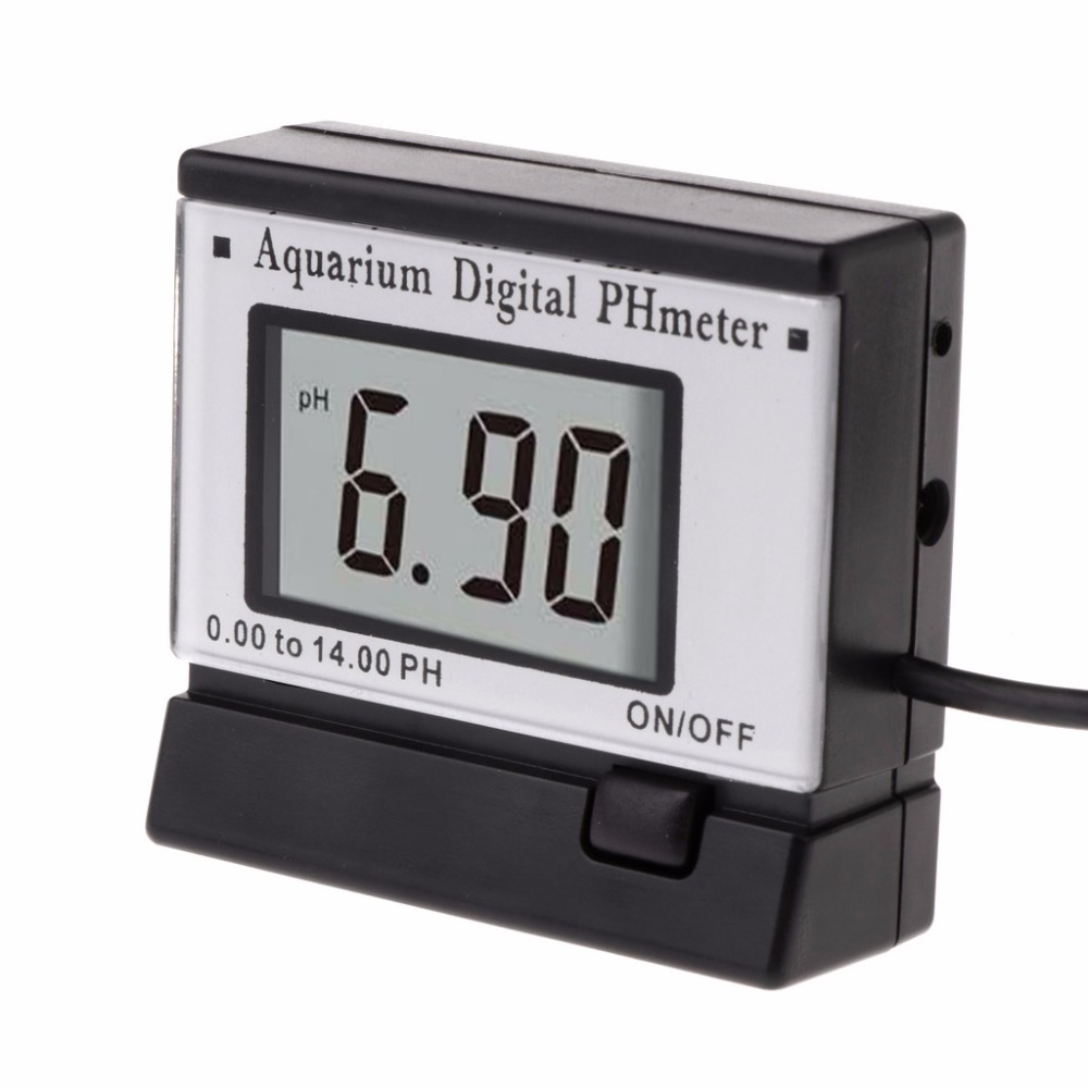 Mini Digital Ph Meter Monitors Hydroculture Aquarium Swimming Pool Spa 0.00 ~ 14.00 Test Tool
