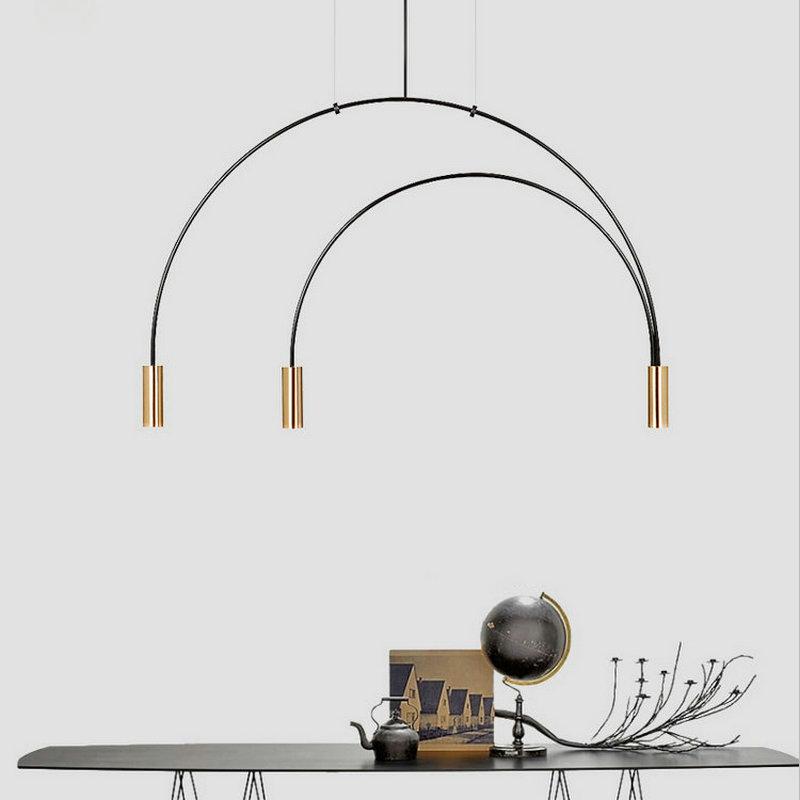 Chandeliers Modern Luster Black Gold Diode Hanging Chandelier For Bedroom Living Room Loft Entrance Hall Dining Decorative Luminaire от DHgate WW