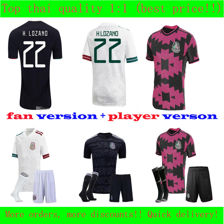 Top thai 21/22 Mexico soccer jersey home CHICHARITO LOZANO DOS SANTOS 20 21 football shirt Men + Kids kit sets uniforms fan and palyer versi, Black;yellow
Top thai 21/22 Mexico soccer jersey home CHICHARITO LOZANO DOS SANTOS 20 21 football shirt Men + Kids kit sets uniforms fan and palyer versi, Black;yellow