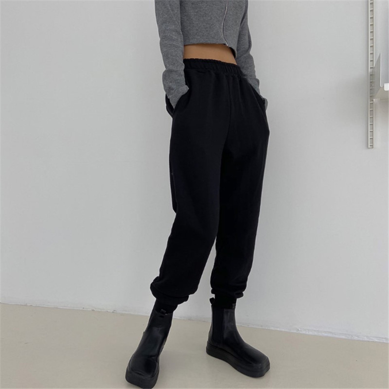 Elegant Formal Casual Elastic High Waist Carrot Pants Women Sweatpants Plus Size OL Solid Sportswear Trousers 210421