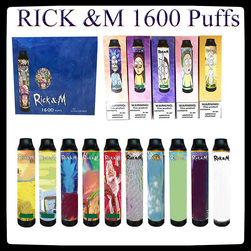 100% Original R&M Disposable vape cigarettes 1600 puffs 1100mah Battery With 10 Colors
100% Original R&M Disposable vape cigarettes 1600 puffs 1100mah Battery With 10 Colors