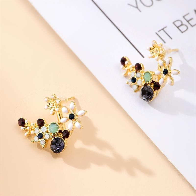 Stud Trendy Earrings, Small Flowers, Drip Glaze, Fresh, Sweet And Lovely Earrings For Mori Students Piercing Pendientes, Golden;silver
Stud Trendy Earrings, Small Flowers, Drip Glaze, Fresh, Sweet And Lovely Earrings For Mori Students Piercing Pendientes, Golden;silver
