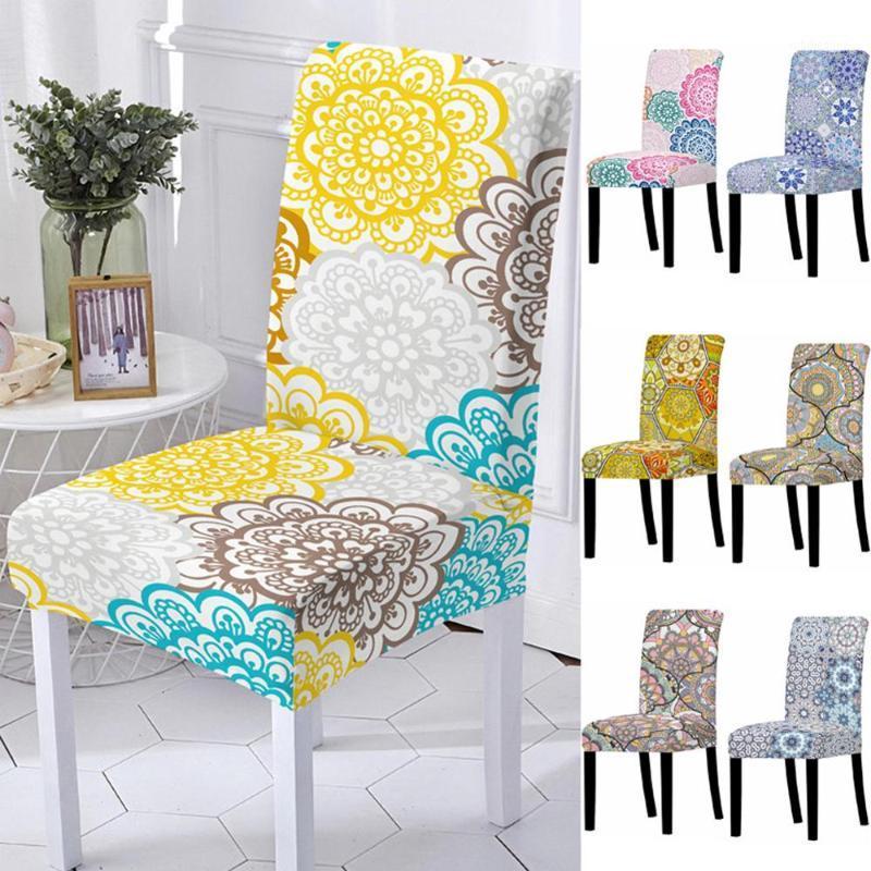 Chair Covers Elastic Spandex Mandala Flower Cover High Back Protector Case For Resterant Wedding Party Dining Room Decoration
Chair Covers Elastic Spandex Mandala Flower Cover High Back Protector Case For Resterant Wedding Party Dining Room Decoration