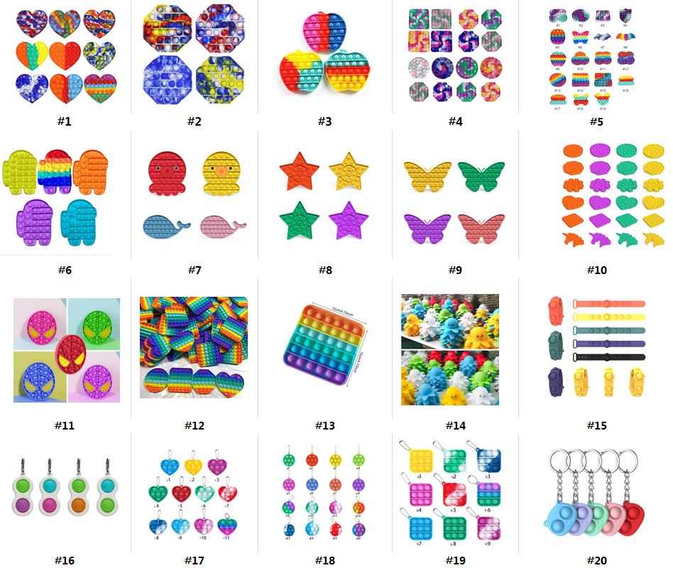 Pop It Fidget Toy Rainbow Push Bubble Sensory Autism Special Needs Anxiety Stress Reliever for Office Fluorescen wholesale
Pop It Fidget Toy Rainbow Push Bubble Sensory Autism Special Needs Anxiety Stress Reliever for Office Fluorescen wholesale