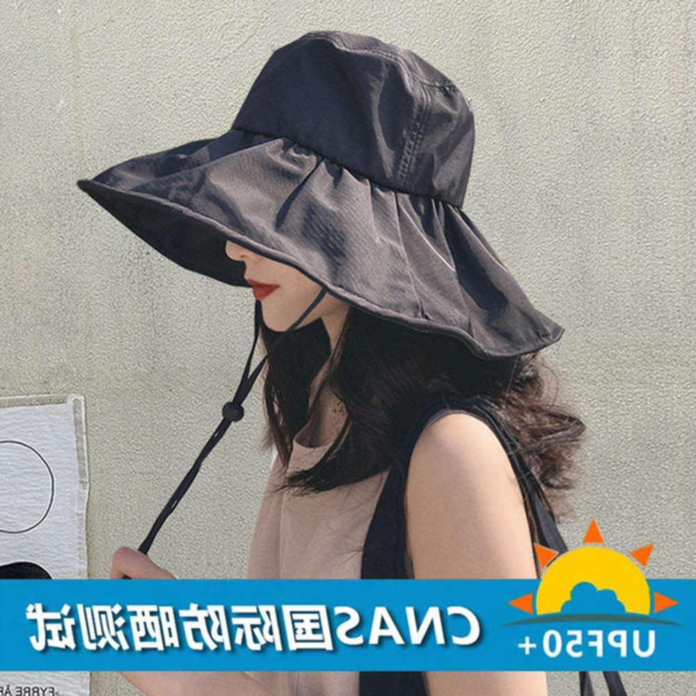 Sun hat Japanese sunscreen Women's Korean Dayan fisherman's UV summer black gum sunshade Hat, Blue;gray
Sun hat Japanese sunscreen Women's Korean Dayan fisherman's UV summer black gum sunshade Hat, Blue;gray