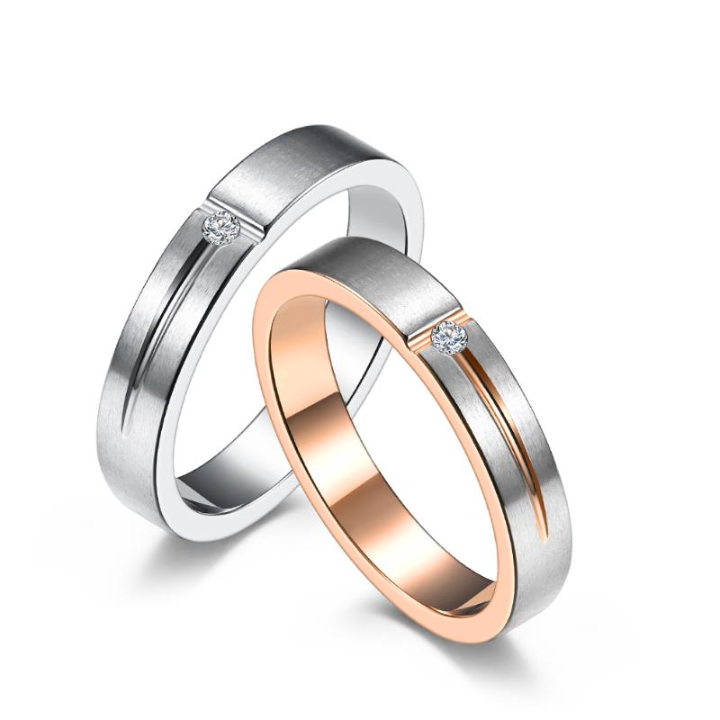Wedding Rings For Men Women Titanium Steel Rose Gold 2 Color 4mm Simple T-shaped Matte Weding Bands
Wedding Rings For Men Women Titanium Steel Rose Gold 2 Color 4mm Simple T-shaped Matte Weding Bands