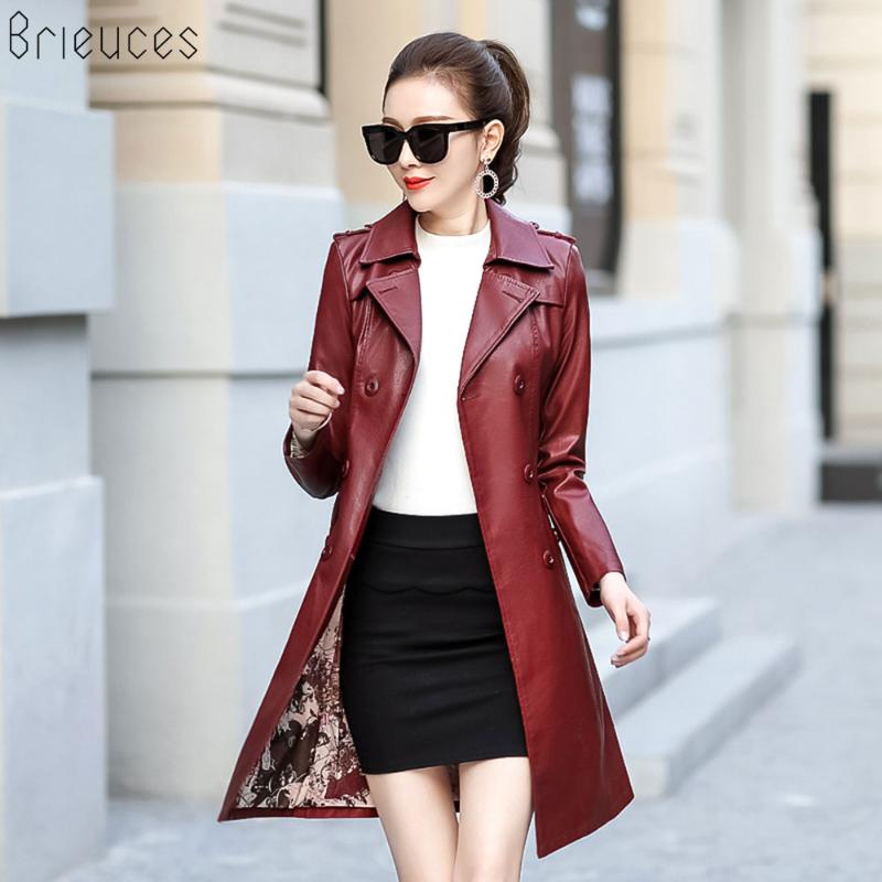 Women's Leather & Faux Brieuces 2021 Autumn Winter Jacket Women PU Long Biker Coat Outerwear Sleeve Windbreaker L-4XL, Black
Women's Leather & Faux Brieuces 2021 Autumn Winter Jacket Women PU Long Biker Coat Outerwear Sleeve Windbreaker L-4XL, Black