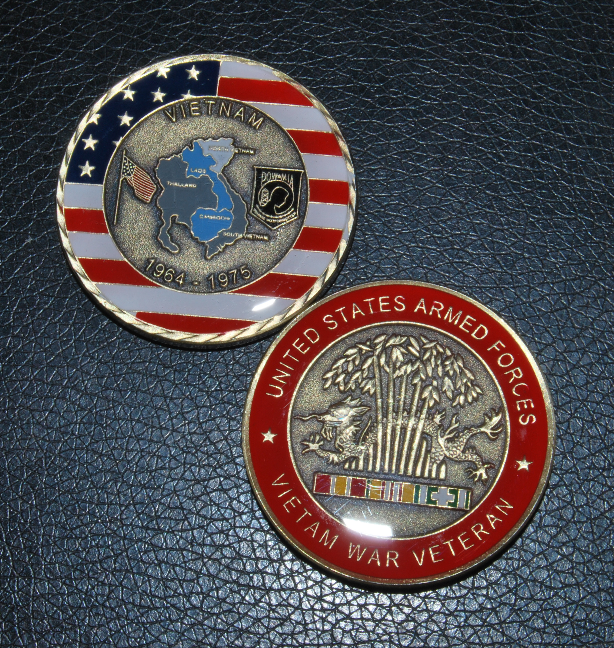 Vietnam War Veteran / VET Army Navy Marine Air Force Coast Guard Challenge Coin 3Pcs/Lot Custom Badge Welcome
Vietnam War Veteran / VET Army Navy Marine Air Force Coast Guard Challenge Coin 3Pcs/Lot Custom Badge Welcome