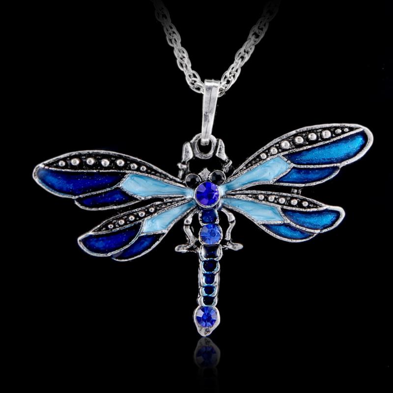 Pendant Necklaces Crystal Vintage Dragonfly Necklace For Women Jewelry Antique Animal Long Epacket Drop
Pendant Necklaces Crystal Vintage Dragonfly Necklace For Women Jewelry Antique Animal Long Epacket Drop
