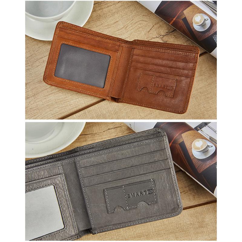 Wallets Men Bluetooth Smart Wallet PU Leather Anti-theft Intelligent Purse Male Card Holders Anti Lost For Outdoor Travel