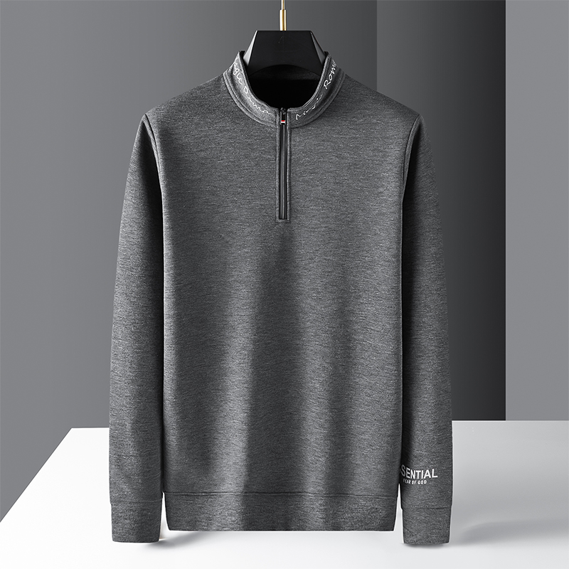 Mens Sweatshirts Winter Sweater Men O-neck Casual pullover Knit Jumpers zip Long Pullovers Youth autumn Thicken