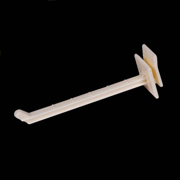 Merchandiser Supermarket Plastic Paper Cardboard Display Hanger Slatwall Hook