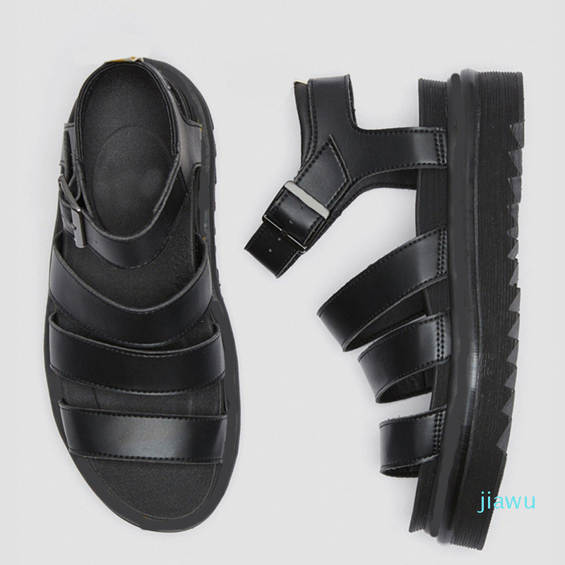 Luxury designer gladiator sandals women black summer causal shoes comfortable genuine leather buckle platform martins sandal size 35-41
Luxury designer gladiator sandals women black summer causal shoes comfortable genuine leather buckle platform martins sandal size 35-41