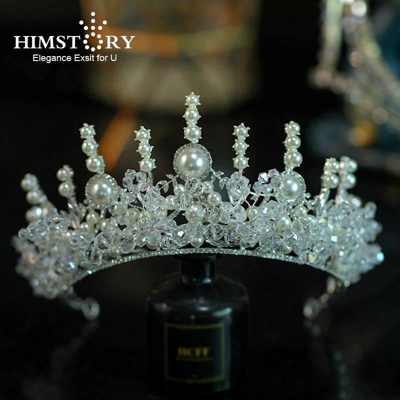 Hair Clips & Barrettes Himstory Women Wedding Accessories Bridal Headpiece Engagement Ornaments Handmade Beads Crystal Tiaras Gift, Golden;silver
Hair Clips & Barrettes Himstory Women Wedding Accessories Bridal Headpiece Engagement Ornaments Handmade Beads Crystal Tiaras Gift, Golden;silver