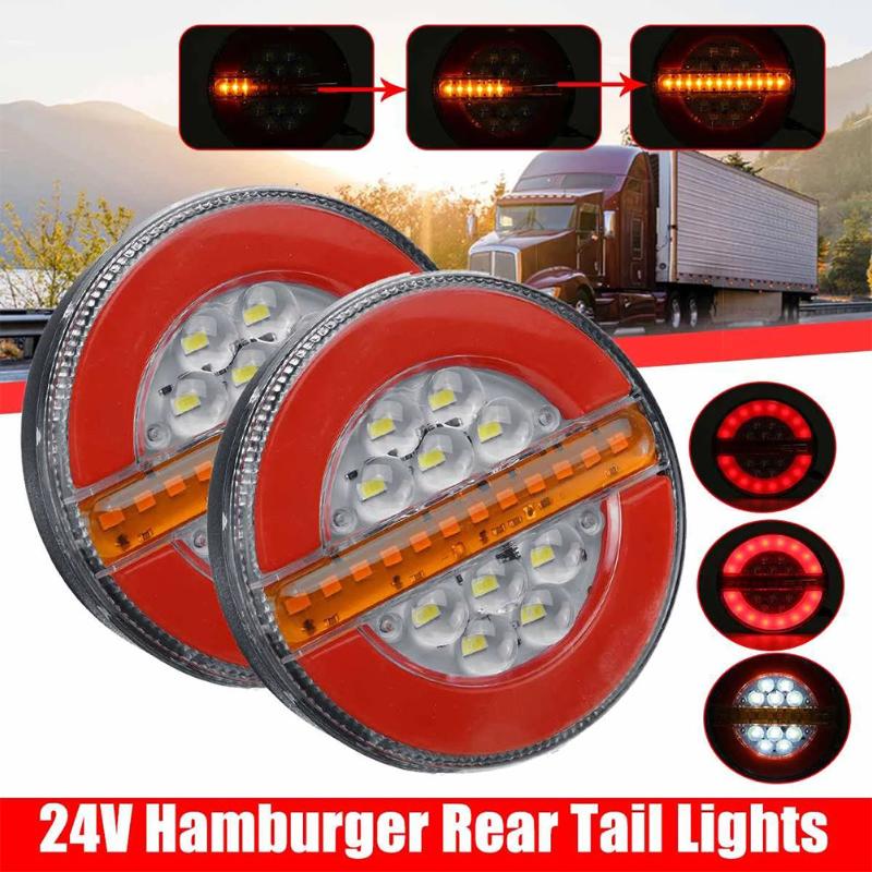 Emergency Lights Indicator Tail Light 2X 4 Inch Truck Brake LED Trailer 24V Running Water Bread
Emergency Lights Indicator Tail Light 2X 4 Inch Truck Brake LED Trailer 24V Running Water Bread