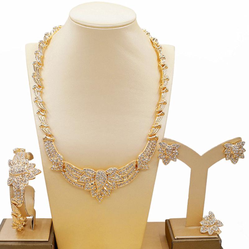 Earrings & Necklace Arab Dubai Bride Jewelry Set 18K High-End Temperament Real Gold Plated Wedding Earring Ladies Gift, Silver
Earrings & Necklace Arab Dubai Bride Jewelry Set 18K High-End Temperament Real Gold Plated Wedding Earring Ladies Gift, Silver