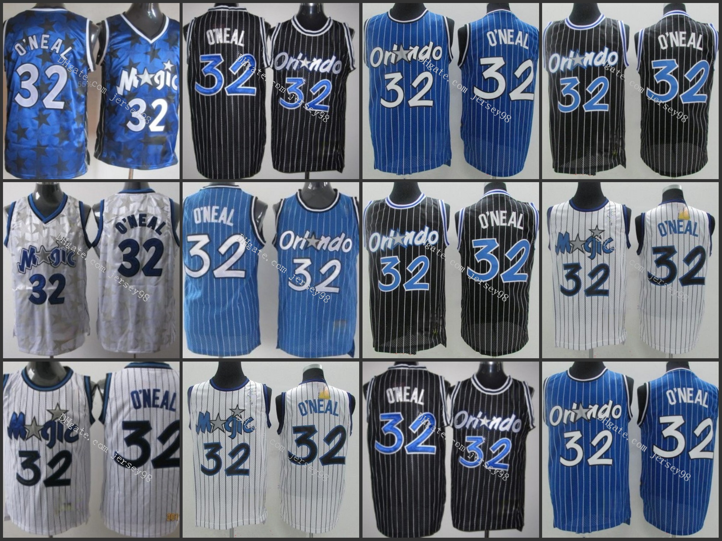 OrlandoMagicmem #32ShaquilleO'neal retro BasketballJerseys, Black
OrlandoMagicmem #32ShaquilleO'neal retro BasketballJerseys, Black
