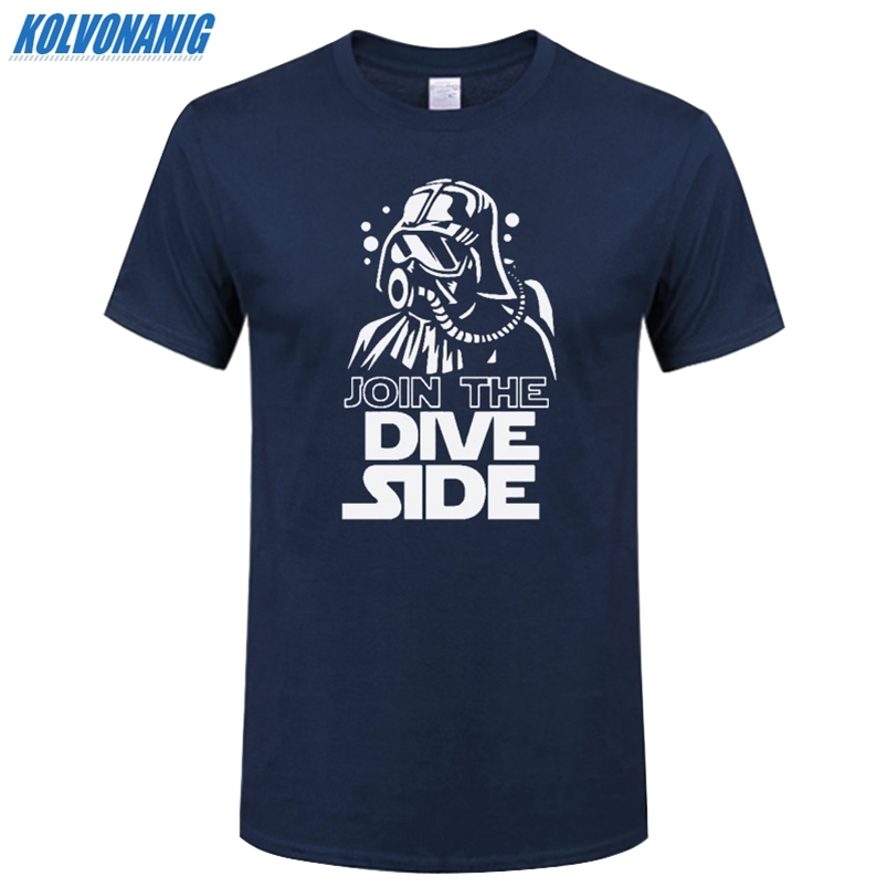 JOIN THE DIVE SIDE DARK Underwater Funny Printed T Shirt Cotton Short Sleeve O-Neck Men's Clothing Brand Top Tee-Shirt Plus Size 210722, Navy 01
JOIN THE DIVE SIDE DARK Underwater Funny Printed T Shirt Cotton Short Sleeve O-Neck Men's Clothing Brand Top Tee-Shirt Plus Size 210722, Navy 01