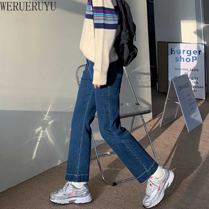 WERUERUYU Women' Jeans Baggy JeansWomen Jeans High Waist Blue Loose Washed Fashion Straight Denim Pants Vintage Streetwear 210608, Photo color
WERUERUYU Women' Jeans Baggy JeansWomen Jeans High Waist Blue Loose Washed Fashion Straight Denim Pants Vintage Streetwear 210608, Photo color