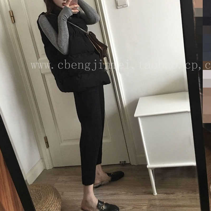 Radish Pants Women Autumn and Winter Woolen Harem Pants High Waist Casual Plus Size Nine Point Suit Pants Pantalon Femme 12112 210528